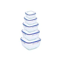 Набор герметичных контейнеров Stars Plast квадратных 5 шт. (94094)