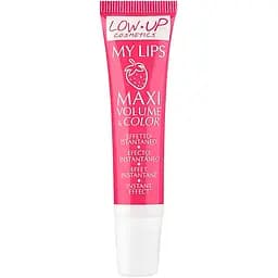 Блиск для об'єму губ Low Up My Lips Полуниця 10 мл