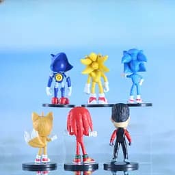 Набір Дитячих Ігрових фігурок Sonic the Hedgehog, Сонік і друзі, 6 шт - мініатюра 3