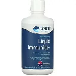 Підтримка імунної системи Trace Minerals Fast-Absorbing Liquid Immunity+ зі смаком ягід 887 мл