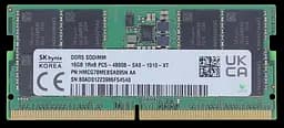 Оперативная память SK Hynix 16GB SODIMM DDR5 5600MHz (HMCG78AGBSA095N) Б/У