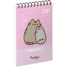 Зошит для записів Yes А7/80 од.спіраль Pusheen: Purrfect Mood ВДЛ