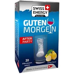 Антипохмельный комплекс Swiss Energy Guten Morgen No Hangover вкус лимона 20 шипучих таблеток