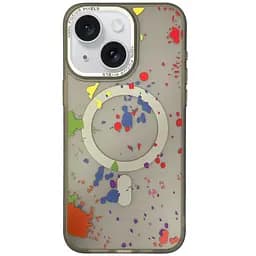 Чехол Epik TPU+PC Flush with MagSafe для Apple iPhone 15, 6.1 Titanium grey