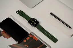 Смарт-годинник 46 mm 2E Alpha SQ Music Edition Black-Green - мініатюра 4