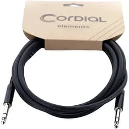 Балансный аудио кабель Cordial Jack 6.3 stereo - Jack 6.3 stereo EM1,5VV 1.5 м
