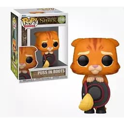 Фігурка Funko Pop Шрек Кіт у чоботях Shrek Puss in Boots 10 см FP S PB 1596