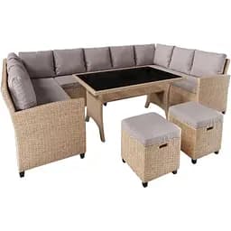 Комплект садових меблів Di Volio Livorno Бежевий/Світло-сірий