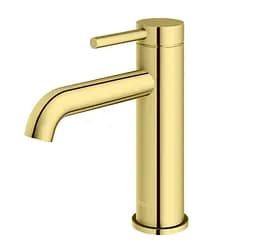 Смеситель для умывальника Kohlman Axel gold QB105AGD Золотой