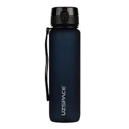 Пляшка для води UZSPACE 3038Dark-Blue 1000 мл, темно-синя