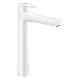 Змішувач для умивальника Hansgrohe Talis E EcoSmart 71716700 білий матовий
