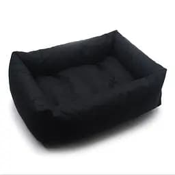 Лежак для собак та котів Zoo-hunt Шик чорний №1 40x55х19 см