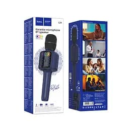 Мікрофон бездротовий HOCO L24, Blue, BOX - мініатюра 2