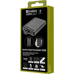 УМБ Sandberg 10000mAh 20W PD Survivor Nano Powerbank 2xUSB-C IN/OUT, IPX8 - мініатюра 4