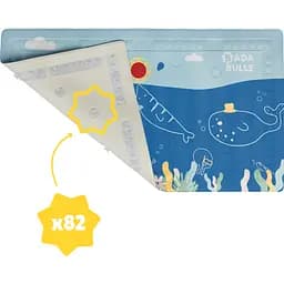 Килимок для ванни Badabulle з індикатором температури, синій (B023016) - мініатюра 4