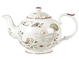 Чайник заварювальний Lefard Райський сад, 1 л, білий (924-555)