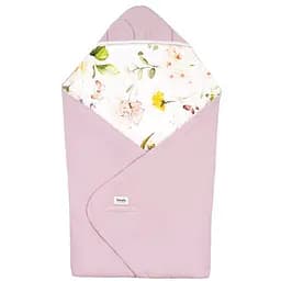 Ковдра для люльки Lionelo Travel Swaddle Blanket pink flower (LO-TRAVEL SWADDLE BLANKET PINK FLOWER)