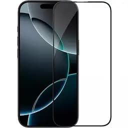 Захисне скло Nillkin (CP+ max 3D) (full glue) для Apple iPhone 16 / 15 (6.1) Чорний - мініатюра 2