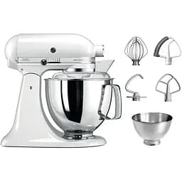 Планетарний міксер KitchenAid Artisan 4.8 л білий (5KSM175PSEWH) - мініатюра 3