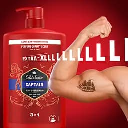 Гель для душу та шампунь Old Spice 3 в 1 Captain 1 л - мініатюра 9