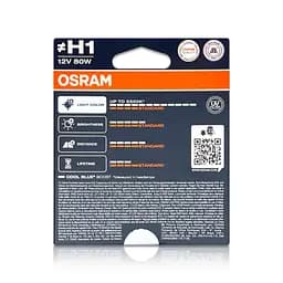 Комплект галогенових ламп OSRAM H1 62150CBB-2HB Cool Blue Boost 5500K 80W 12V P14.5S (2 шт) - мініатюра 4