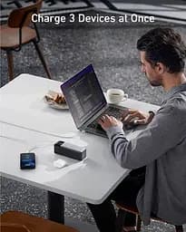 Зовнішній акумулятор (повербанк) Anker 737 Powercore 24K 140W (A1289011) - мініатюра 5