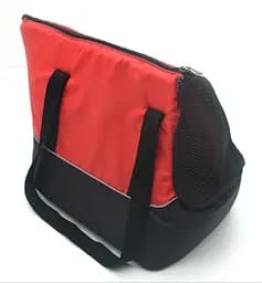 Сумка-переноска для котів та собак Zoo-hunt Вояж №0 23х35х31 см червона