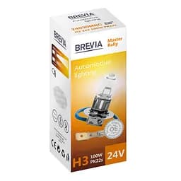 Галогеновая лампа Brevia H3 24V 100W PK22s Master Rally CP(24030MRC)