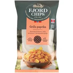 Чипси Fjord Chips картопляні паприка гриль 150 г
