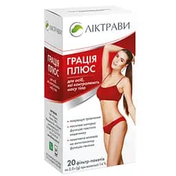 Фіточай Ліктрави Грація плюс 40 г (20 пакетиків по 2 г)