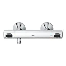 Набір змішувачів Grohe Quickfix термостат для душу з душовим гарнітуром Precision Flow THM та змішувач для раковини StartEdge S-Size UA202503TE, Хром - мініатюра 6