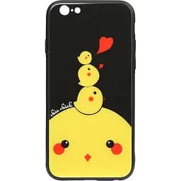 Чохол-накладка Toto Cartoon Print Glass Case Apple iPhone 6/6s Chicken Chick