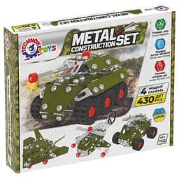 Детский металлический конструктор Военная техника ТехноК 9512TXK 430 деталей