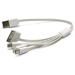 Дата-кабель PowerPlant універсальний Usb 2.0 AM Mini Micro Lightning I-Pod 0.5 м