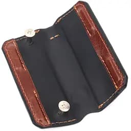 Чоловіча шкіряна ключниця GRANDE PELLE 3.5х9 см acs0025846 - мініатюра 3