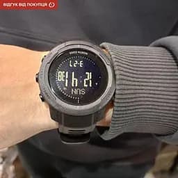 Годинник чоловічий наручний North Edge Vertico з компасом (Чорні) - мініатюра 7