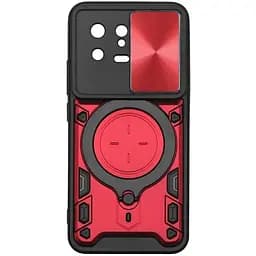 Чохол накладка з кільцем Armor CamCap Xiaomi 13 Red