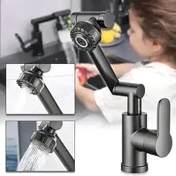 Змішувач - кран для води з поворотним коромислом AND 938 Water Tap Нержавіюча сталь   - мініатюра 4