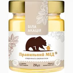Мед акацієвий Правильний мед 250 г