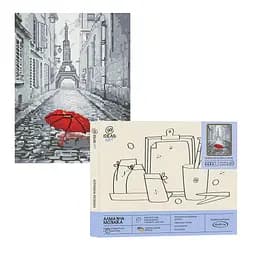 Набір з алмазною мозаїкою "Червона парасолька в Парижі", 40*50 см, IDEA2-CK2163