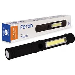 Фонарик на батарейках Feron 2+0.5W магнит TH2297 (01949)