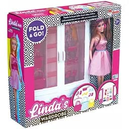 Гардеробна Dede з лялькою Linda (3783) - мініатюра 2