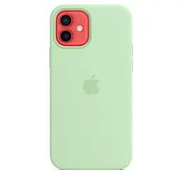 Чохол Silicone Case з MagSafe для Apple iPhone 12 / 12 Pro (Pistachio) ААА [57147] - мініатюра 6