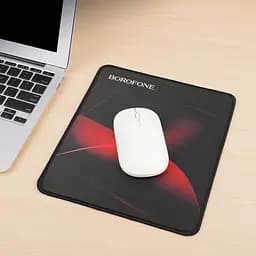 Килимок для мишки Borofone BG8 розмір 24x20 см Black Red - мініатюра 6