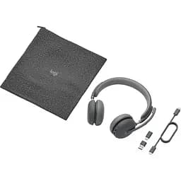 Комп'ютерна гарнітура Logitech Zone Wireless 2 UC Version Graphite [981-001152] [111117] - мініатюра 6