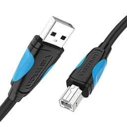 Кабель до принтеру Vention USB A Male - B Male Print 3m Black (VAS-A16-B300) - мініатюра 3