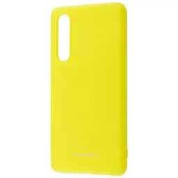 Чохол Molan Cano Glossy Jelly Case Huawei P30 yellow