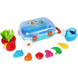 Набор для игры с песком Technok Toys 6009 с формочками в чемодане