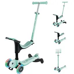 Самокат Globber Go Up Sporty 360 колеса с подсветкой мятно-фисташковый (456-706)
