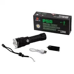 Ліхтар ручний X-Balog BL-A72-P50 zoom +18650 + microUSB + 3 режима - мініатюра 4